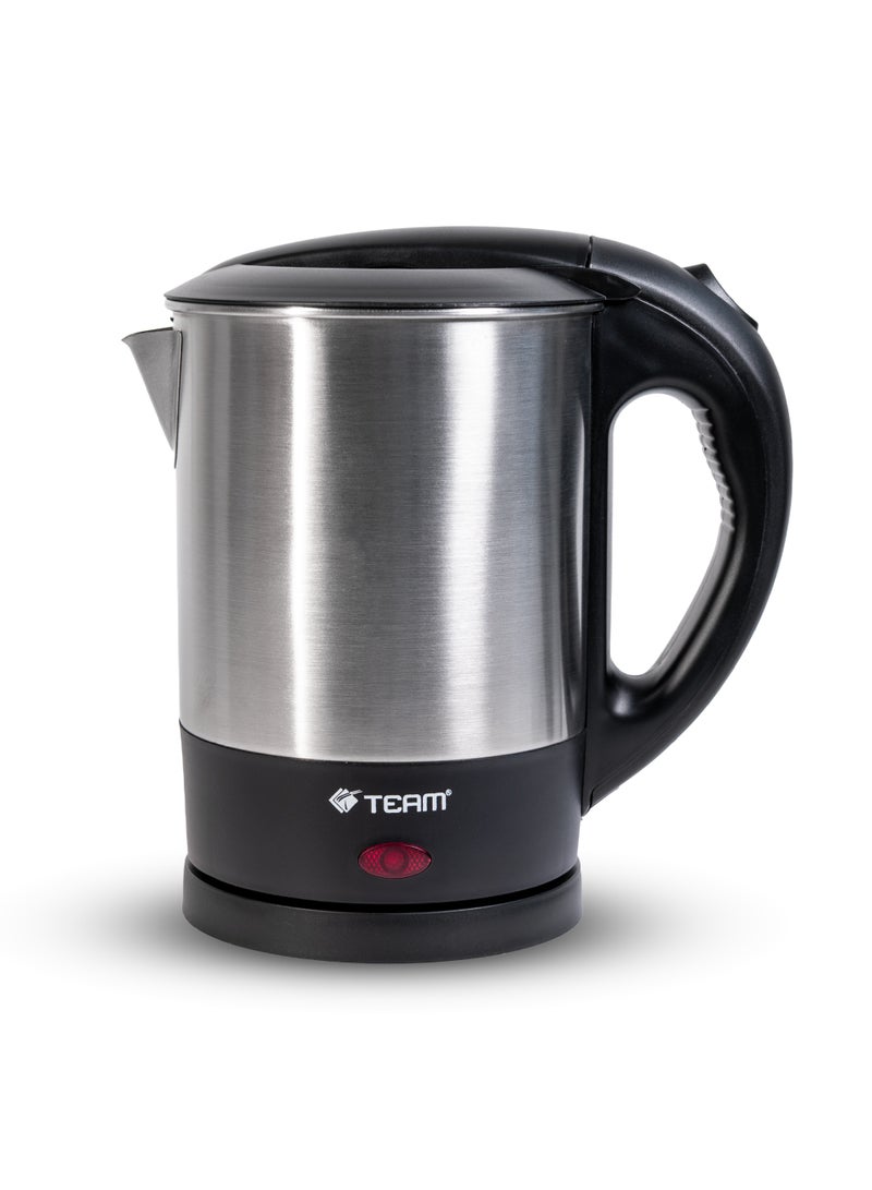 TEAM Stainless Steel Electric Kettle 1 Litre | 1000W Fast Boil | Auto Shut-Off | Boil-Dry Protection | Durable Seamless Design - Image 1